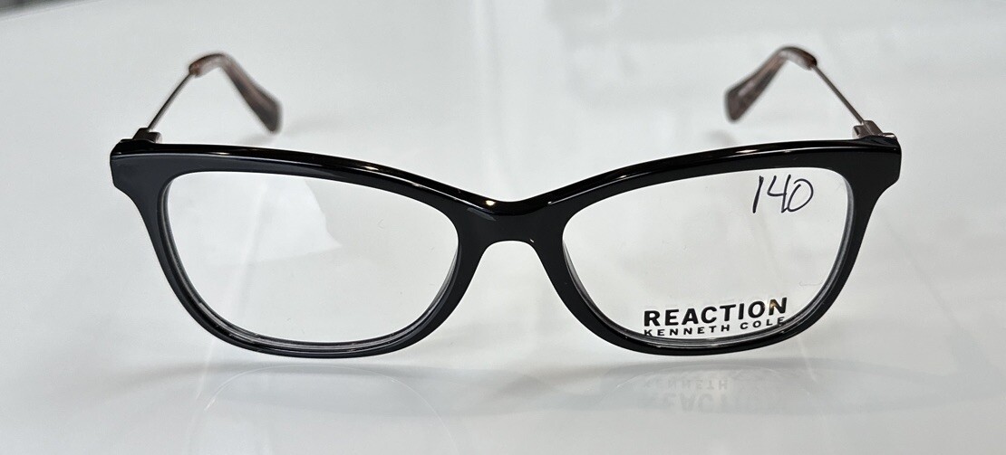 NEW Kenneth Cole Reaction (KC0848-1) Black Full Rim Optical Eyeglasses 53-17-140