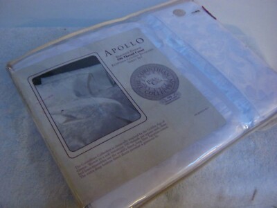 New, Apollo Baroque Damask Egyptian Cotton Jacquard Corinthian Sheet Set