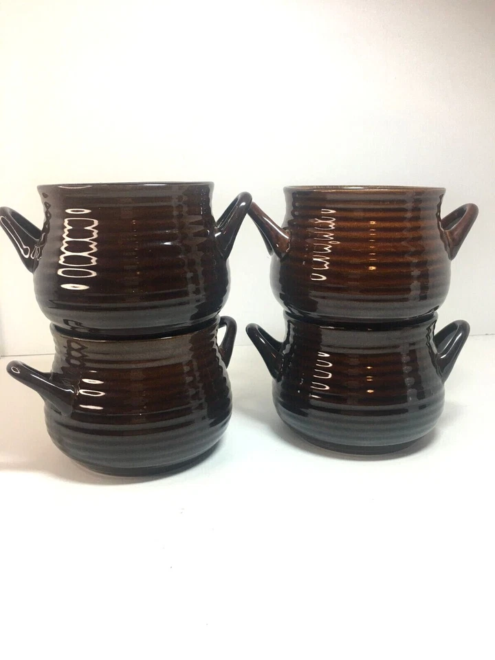Brunswick Soup Bowls Set of 4 Crate and Barrel Dishwasher Oven Microwave Safe  - Image 2 of 4