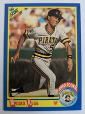 MOISES ALOU, 1990 SCORE ROOKIE CARD #592, PIRATES. rookie card picture