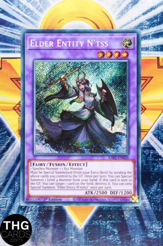 Elder Entity N'tss RA01-EN026 1st Edition Secret Rare Yugioh Card - 第 1/2 張圖片