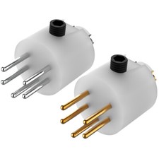 Monosaudio Pure Copper 5 Pin Turntable Male DIN Plug PTFE Tonearm Interconnects