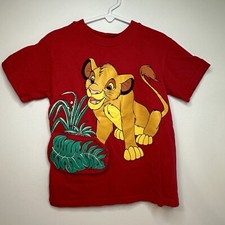 VTG Lion King Simba Timon Shirt Child Size 4 - 6 SM Disney Store Lift Flap 90  s