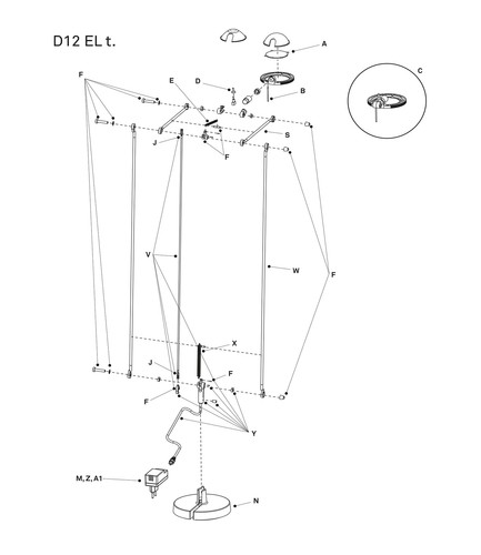Luceplan Berenice D12 Ersatzteil: UV-Schutzglas - Bild 3 von 5