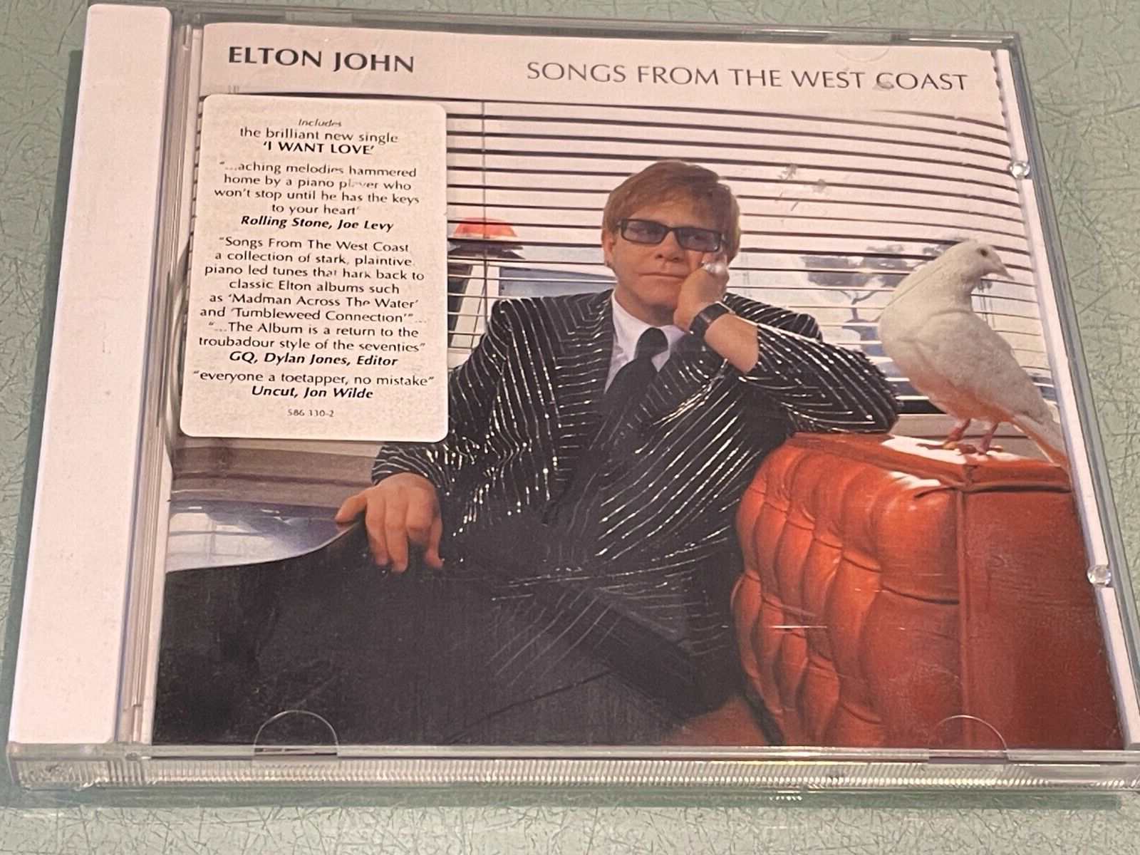 Elton John - Songs From The West Coast - CD Album - 12 Tracks - 2001 Mercury