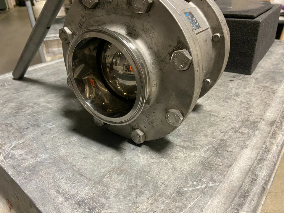 Sharpe 6" 66 Series High-Pressure Ball Valve 4-66-6-6-M-M-CE 720 PSI | Used - Image 4 of 4