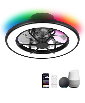 Ceiling Fans With Lights 18  Smart With Alexa