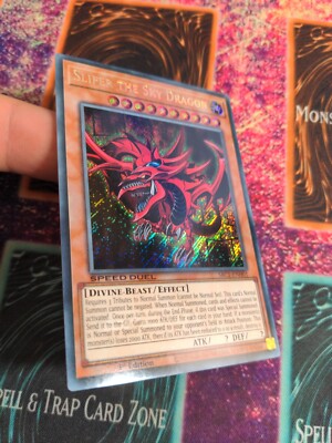 Yu-Gi-Oh! Slifer the Sky Dragon SBC1-ENH01 1st Edition Secret Rare