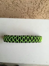 Black And Neon Green Bow Wrist Sling