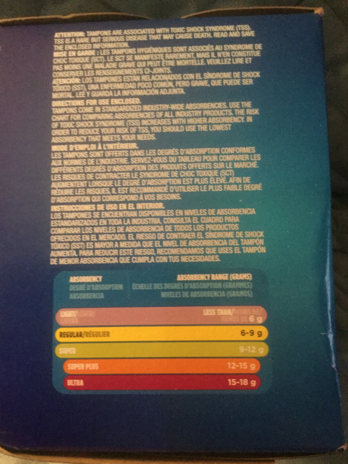 TAMPAX TAMPONS JUMBO 54 COUNT UNSCENTED (LITE, REGULAR & SUPER) NEW