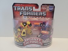 Transformers Universe Robot Heroes G1 2 pack Sunstreaker & Galvatron