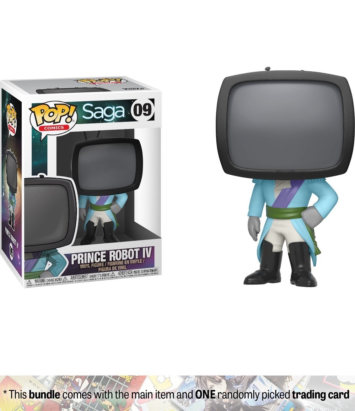 Saga S1 Funko Pop Prince Robot IV Comics 2018, Toy NUOVO