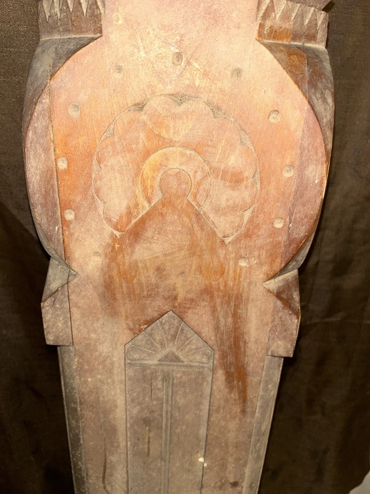 Escalera de roble victoriano vintage Newl Post Foto 4 de 4