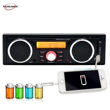 Single 1Din Bluetooth Built-in 2 Speakers In-Dash USB/SD/FM Car Radio MP3 Player