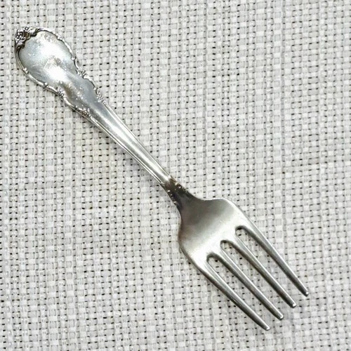 Vintage LUNT "Mignonette" Sterling Silver Baby Fork w/No Monogram