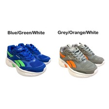 Reebok Boys Chaos Low Top Lace Up Running Sneaker, Style AR30303Y