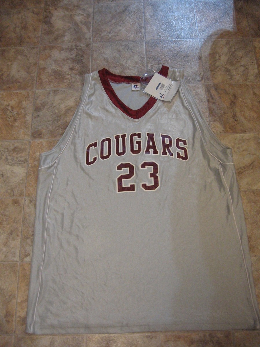 WASHINGTON STATE COUGARS WSU WAZZU NCAA #23 NEW WITH TAG $76 RUSSELL JERSEY  XL
