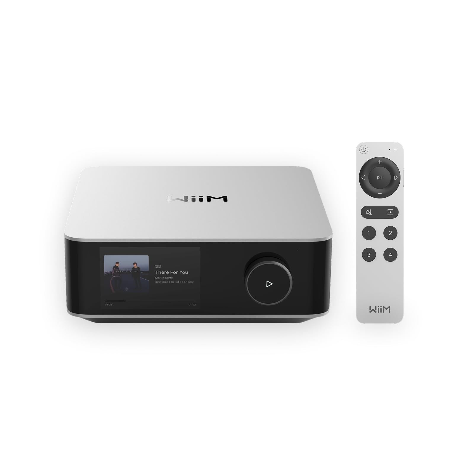 WiiM Amp Ultra | 100W Multiroom Streaming Amplifier with 3.5" Touchscreen
