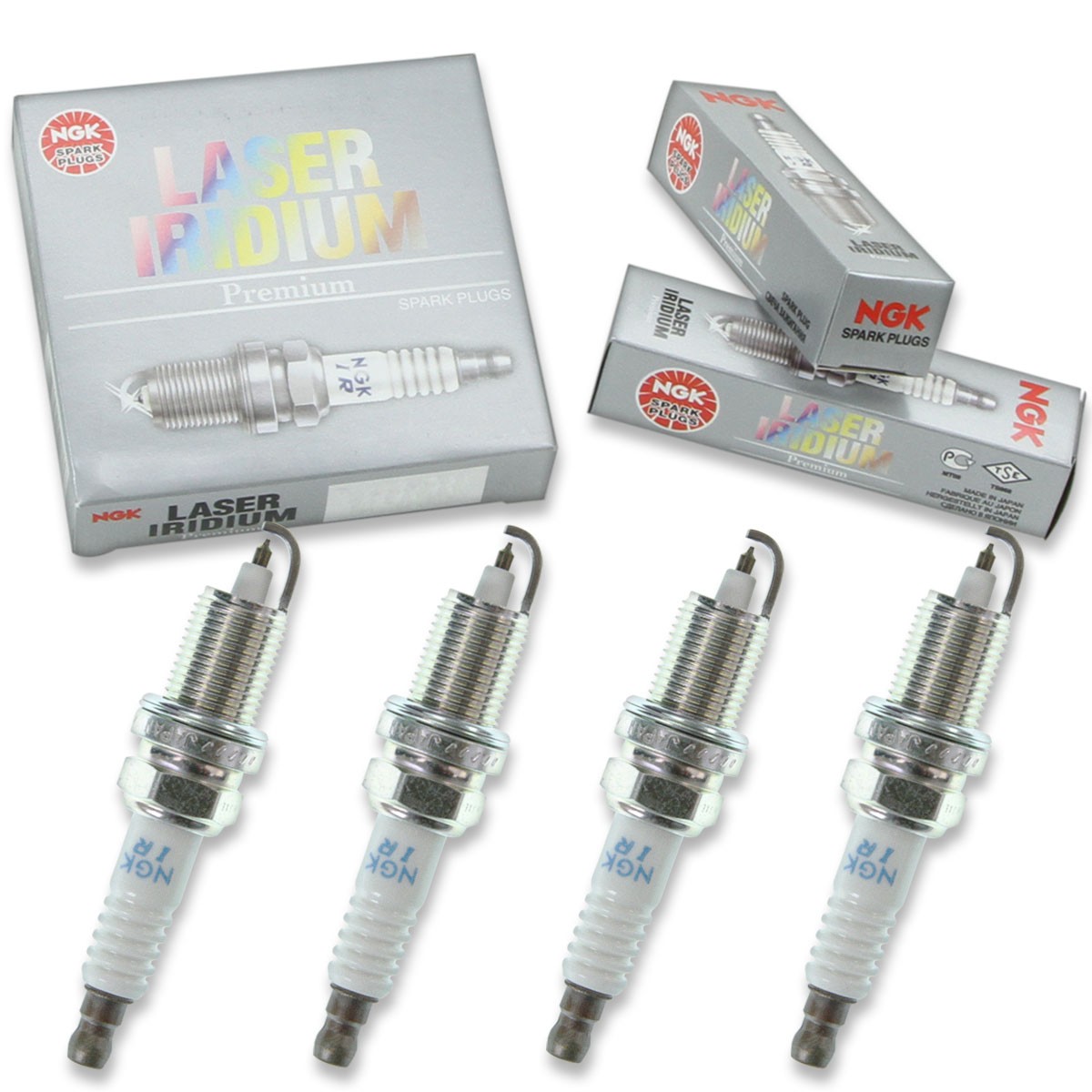 4pcs Tohatsu     MD50B2 NGK Laser Iridium Spark Plugs TLDI 50 HP Kit Set kw