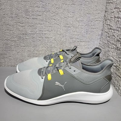 Puma Ignite Fasten8 194864-03 Mens US 12 High Rise Silver Quiet Shade Golf Shoes