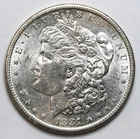 1881-S $1 Morgan Silver Dollar Uncirculated - RAW - Great Luster