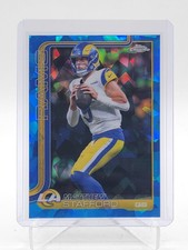 MATTHEW STAFFORD 2025 TOPPS CHROME SAPPHIRE #169 RAMS Q6383