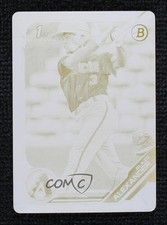 2019 Bowman Prospects Printing Plate Yellow 1/1 Blaze Alexander #BP-53 1s4s