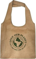 Reusable Grocery Bag   Sustainable Washable Paper Tote, Shoulder Bag