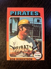 1975 TOPPS MINI #409 BOB ROBERTSON PITTSBURGH PIRATES EX-MT *Hot Corner Vintage*
