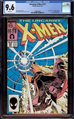 Uncanny X-Men #221...CGC 9.6 NM+...First appearanc