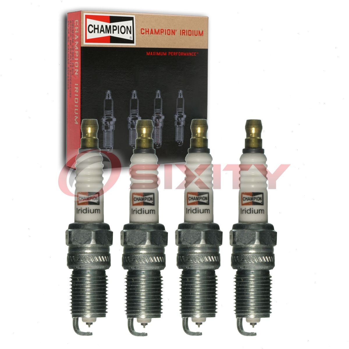4 pc Champion Iridium Spark Plugs for 1978-1982 Ford Fairmont 2.3L L4 rf