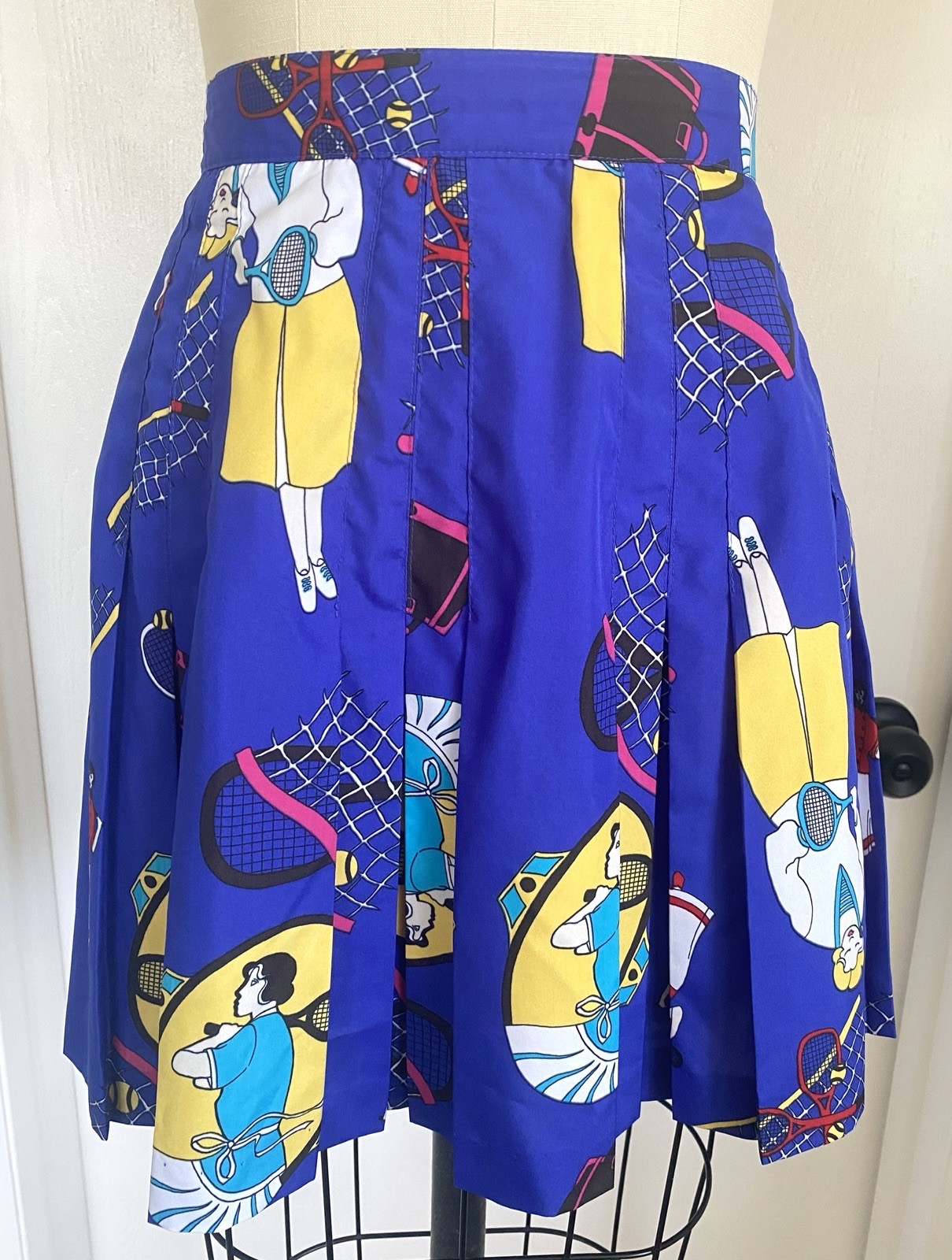 Vintage Ferrantino 80s 90s Floral Tennis Skirt Waist 29-31
