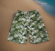 Trunks Surf  Swim Mens S Shorts Mesh Lined Hawaiian Casual Travel