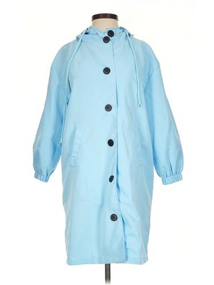 Unbranded Women Blue Raincoat S