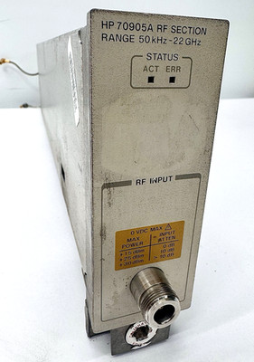 HP Agilent Keysight 70905A RF Section Module, 50 kHz to 22 GHz