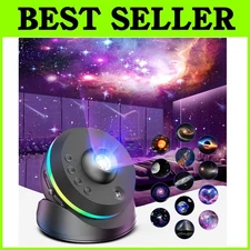 Meteor Galaxy Projector with 13 Film Discs