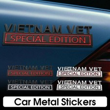 For VIETNAM-VET SPECIAL Edition Truck Dash Emblem Badge Pickup❀ Decal J4H0
