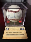 Hank Aaron Autographed Baseball Steiner with COA Atlanta Braves MLB HOF Baseball