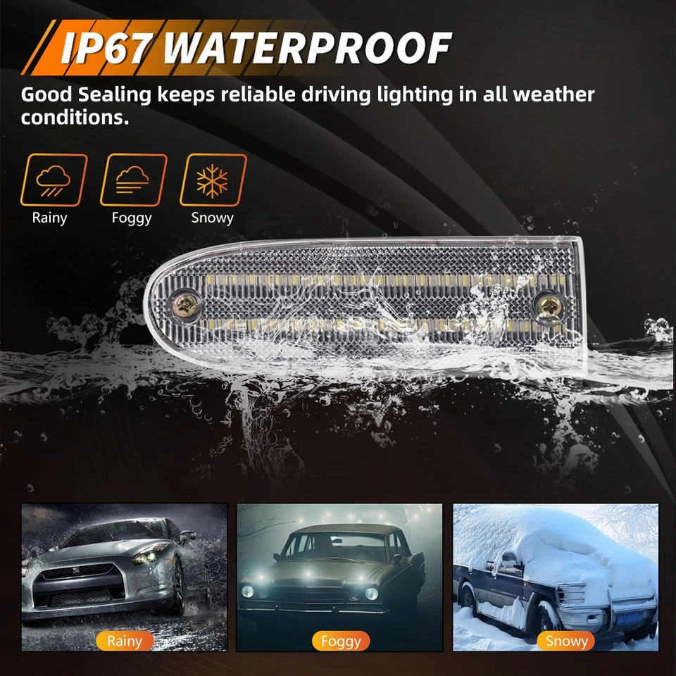 透明 LED 后保险杠红色尾部/白色备用灯适用于 2000 - 2009 G5 蒙特卡罗 — 第 4/4 张图片