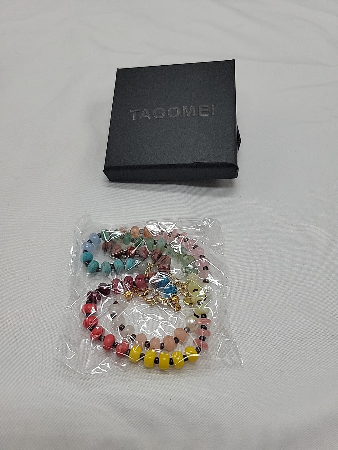 Tagomei 16-inch Beaded Choker Necklace for Women