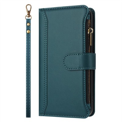 Magnet Leder Wallet Reißverschluss Hülle für Xiaomi 15 Pro 15 14T 14 13 12 11 A3