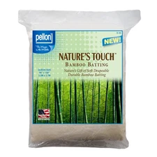 Pellon B-96 Nature’s Touch Bamboo Blend Batting W/Scrim - Queen 96" X 108"