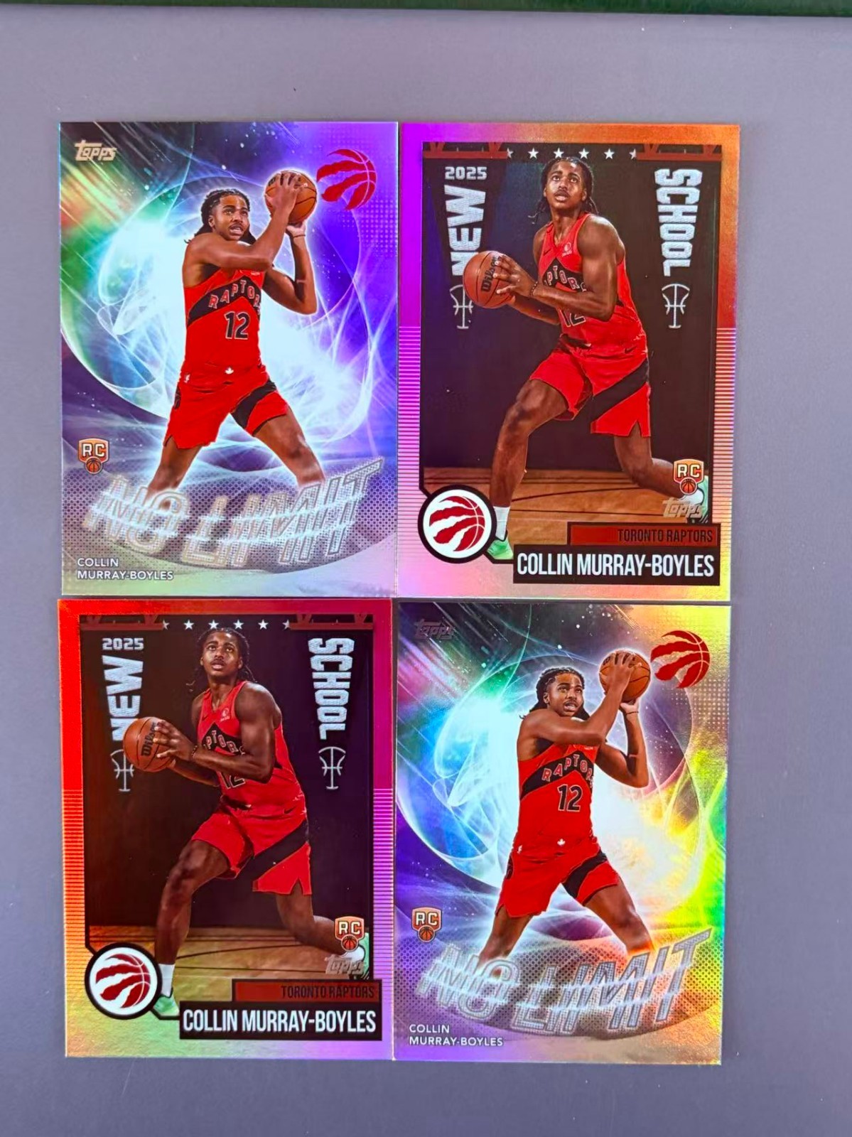 Collin Murray-Boyles 2025-26 Topps Flagship No Limit Rainbow Foil RC #