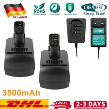 3500mAh 12V Ni-MH Akku/Ladegerät für Metabo 6.25486 6.25473 BS12SP BSZ 12 Impuls