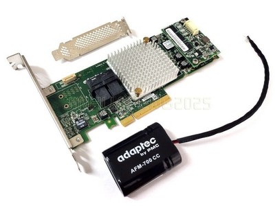ADAPTEC ASR-8805 TCA-00344-04-D PCI-E 3.0 12Gb/s RAID w/Module AFM-700 w/Battery