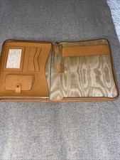 Real Pigskin 1957 Vintage Filofax Organiser Tan Leather Zipped