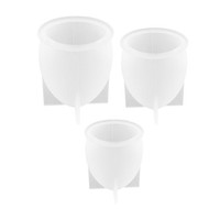 3 Pcs Seifenform Diy-Form FüR Bastelarbeiten Silikon -Eierformen