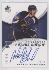 2008-09 SP Authentic Auto Future Watch 231/999 Patrik Berglund #239 Auto 0ll