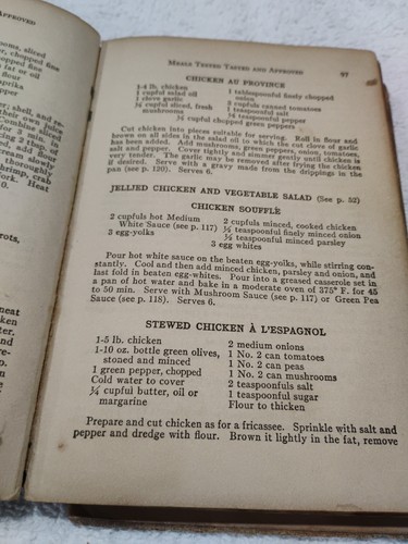 RARE 1930 Edition of Good Housekeeping Book Of Meals Tested, Tasted & Approved - Picture 13 of 24