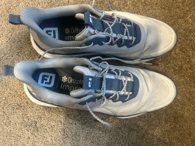 FootJoy Ortholite ゴルフシューズ FootJoy Ortholite Men's Golf Sneaker White Blue Red Low Top